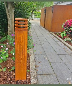Cortenstahl als gestalterisches Highlight im Garten
